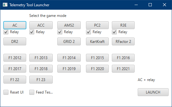 Launcher AC