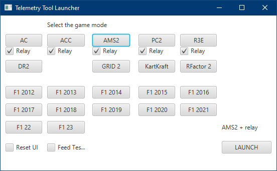 Launcher AMS2